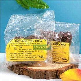 Thịt Kho Tiêu Chay Ánh Dương 200G - Thực phẩm chay sạch Chaysach.com