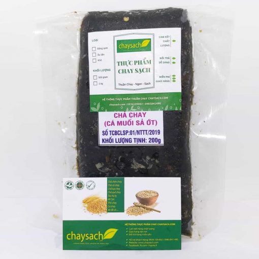 Chả cá muối sả ớt chay 200g
