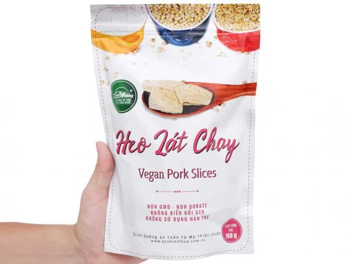 [150g] Heo lát chay An Nhiên làm từ đậu nành, lúa mì và bột bắp.