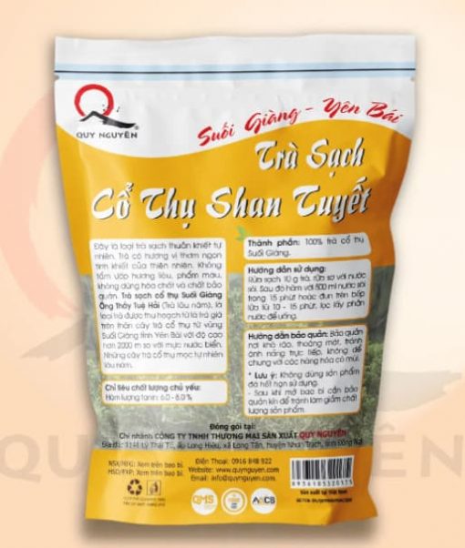 Trà suối giàng nguyên lá loại 1 100g - Thực Dưỡng Cao Cấp Chùa Long Hương Thầy Tuệ Hải sản xuất - ảnh 2