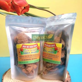 Đậu Hũ Non Chay Sấy Giòn Hoa Đàm 100g - Thực phẩm chay sạch Chaysach.com