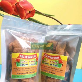 Đậu Hũ Non Chay Sấy Giòn Hoa Đàm 100g - Thực phẩm chay sạch Chaysach.com