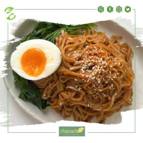 [240g] Mì củ nghệ cung cấp vitamin C, vitamin E, chất xơ, cải thiện hệ tiêu hoá. - Thực phẩm chay sạch Chaysach.com