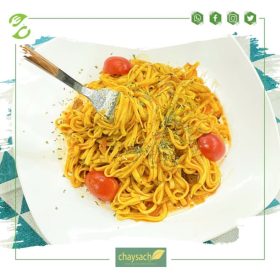 [240g] Mì củ nghệ cung cấp vitamin C, vitamin E, chất xơ, cải thiện hệ tiêu hoá. - Thực phẩm chay sạch Chaysach.com