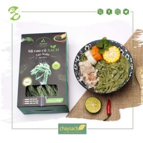 Mì tảo xoắn 240g. Giàu Vitamin A, Sắt, Canxi, Vitamin B1 - Thực phẩm chay sạch Chaysach.com