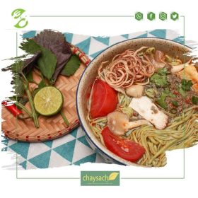 Mì tảo xoắn 240g. Giàu Vitamin A, Sắt, Canxi, Vitamin B1 - Thực phẩm chay sạch Chaysach.com