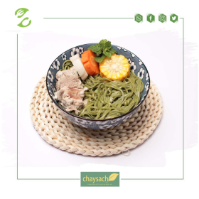 Mì cải bó xôi 240g, bổ sung Vitamin E, Sắt và Canxi giúp xương chắc khỏe, ngừa ung thư da. - Thực phẩm chay sạch Chaysach.com