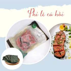 [500g] Phi lê cá hồi chay An Nhiên, làm từ rong biển, đậu nành và  lúa mạch - Thực phẩm chay sạch Chaysach.com