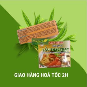 [74g] Gia vị cô đặc nấu lẩu Thái chay ngon chuẩn nhà hàng lốc 6 hộp - Thực phẩm chay sạch Chaysach.com