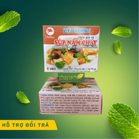 [ 75g] Gia vị cô đặc nấu súp nấm chay Việt Hương, gồm 4 viên - Thực phẩm chay sạch Chaysach.com