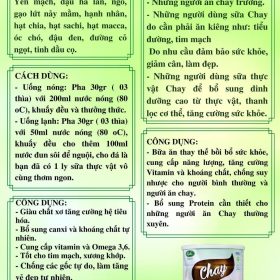 [800g] Sữa Chay. Bồi bổ sức khoẻ cho người ăn chay và người bình thường. - Thực phẩm chay sạch Chaysach.com
