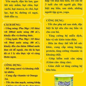 [800g] Sữa hạt thực dưỡng. Cung cấp canxi, Omega, tốt cho tim mạch và xương khớp. - Thực phẩm chay sạch Chaysach.com