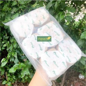 [650g/6 cái]Bánh bao chay thực dưỡng không nhân Mani, từ bột nguyên cám, gạo lức. - Thực phẩm chay sạch Chaysach.com