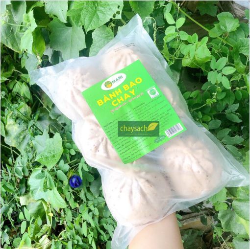[650g] Bánh bao chay thập cẩm Mani, nguyên cám, hạt mè, gạo lức (6 cái) - ảnh 2