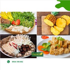 [85g] Mì lẩu nấm chua cay chay Veena. Sợi mì dai, hương vị đậm đà - Thực phẩm chay sạch Chaysach.com