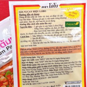 Gia Vị Tom Yum Paste 30G - Thực phẩm chay sạch Chaysach.com